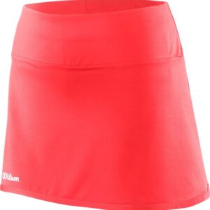 Wilson Team II 12.5 Inch Skirt Dames Fiery Coral