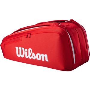 Wilson Super Tour 9 Pack Bag Red 2025